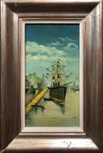 École Espagnole (XX) - Paquebots au Port, II