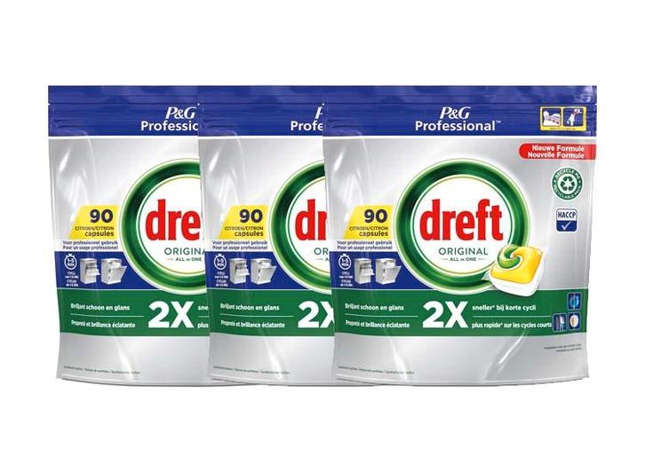 Dreft Original All in One Regular Vaatwastabletten - Lemon -, Huis en Inrichting, Schoonmaakartikelen, Verzenden