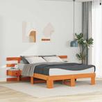 vidaXL Bedframe met lade Bruin 160 x 200 cm, Verzenden, Nieuw, Bruin, Hout