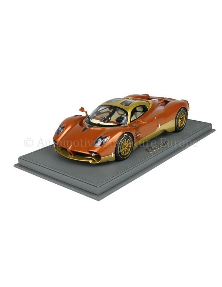 2023 PAGANI UTOPIA BRONZO MITALLIZATO BBR MODELAUTO X/130, Hobby en Vrije tijd, Modelauto's | 1:18