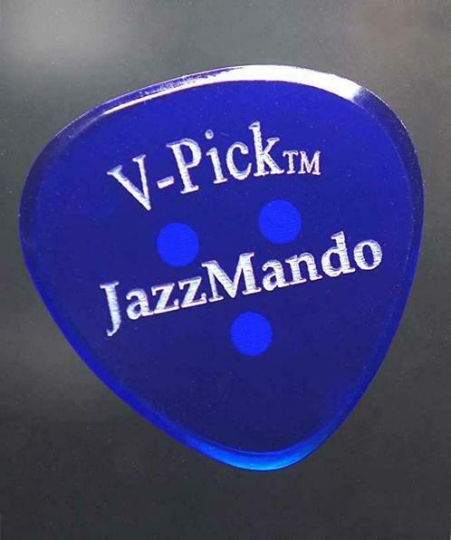 V-Picks Jazz Mandoline plectrum blauw 1.50 mm, Muziek en Instrumenten, Instrumenten | Toebehoren, Nieuw, Ophalen of Verzenden
