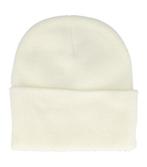 Beanie Muts Basic Wit, Sieraden, Tassen en Uiterlijk, Uiterlijk | Haarverzorging, Verzenden, Nieuw