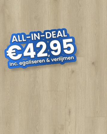 -21% | Actie vloer Plak PVC Plank Naturel eiken - OP = OP! | beschikbaar voor biedingen