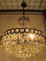 Kroonluchter - Gegoten messing - Antieke Kristallen, Antiek en Kunst, Antiek | Lampen