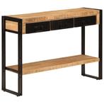 vidaXL Wandtafel 110x30x76 cm massief mangohout, Huis en Inrichting, Verzenden, Nieuw