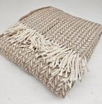 PLAID exclusief Arredo cammello en wit in katoen - 200x150cm