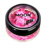 Moon Glow Neon UV Chunky Glitter Hot Pink 3g, Nieuw, Verzenden