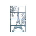 Wandornament, 4 delen, de Eiffeltoren, Parijs, wanddecoratie, Huis en Inrichting, Woonaccessoires | Wanddecoraties, Ophalen of Verzenden