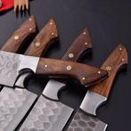 Keukenmes - Chefs knife - Hout en zwart G 10 - Noord, Antiek en Kunst