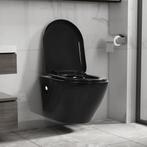 Hangend Toilet Zwart | Randloos & Softclose | Retourdeal 45%, Doe-het-zelf en Verbouw, Sanitair, Ophalen of Verzenden, Nieuw, Toilet