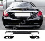 C63  AMG Look Diffuser voor Mercedes Benz C-Klasse W205 / S2, Auto diversen, Ophalen of Verzenden