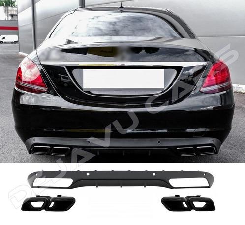 C63  AMG Look Diffuser voor Mercedes Benz C-Klasse W205 / S2, Auto diversen, Tuning en Styling, Ophalen of Verzenden