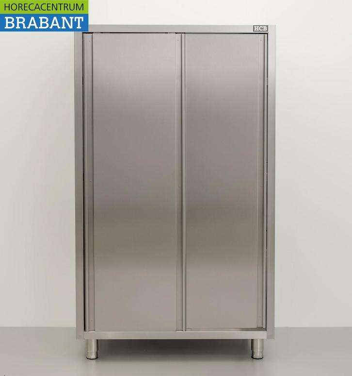 HCB RVS Servieskast Werkkast Kast 2 schuifdeuren, Zakelijke goederen, Horeca | Keukenapparatuur, Nieuw in verpakking, Ophalen of Verzenden