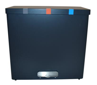 Afvalbak | Grafietgrijs | 102 liter | Incl. bekerinzet, Zakelijke goederen, Horeca | Keukenapparatuur, Verzenden