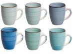 Studio Tavola Mokken - Ocean Blue - Set van 6 - 350 ml, Huis en Inrichting, Verzenden, Nieuw