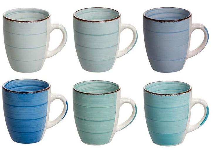 Studio Tavola Mokken - Ocean Blue - Set van 6 - 350 ml, Huis en Inrichting, Keuken | Keukenbenodigdheden, Nieuw, Verzenden