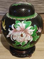dekselvaas - Messing - China - Pot gember cloisonné (Zonder