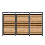 Kliko ombouw RVS | 198,5x80x116cm | OP=OP, Ophalen of Verzenden, Nieuw, Metaal, Containerberging