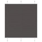 vidaXL Plissé rolgordijn 115x150cm stofbreedte 114,4cm, Verzenden, Nieuw, Zwart