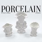 Themacollectie - 3x Oude Napolitaanse Vazen A Cartoccio, Antiek en Kunst