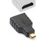 Micro HDMI naar HDMI adapter | Nedis (4K@30Hz, Verguld), Verzenden, Nieuw