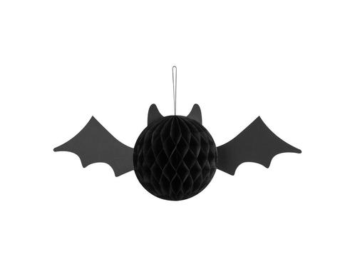 Halloween Honeycomb Vleermuis 45cm, Hobby en Vrije tijd, Feestartikelen, Nieuw, Verzenden