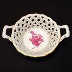 Herend - Kom - Korbschale mit Henkel Ø 11,0cm Apponyi Purpur, Antiek en Kunst