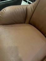 Fauteuil Givano leer bruin  50% Extra korting stoel leder, Ophalen, Givano braun leather, Nieuw, 75 tot 100 cm