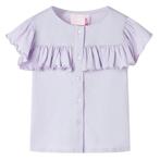 vidaXL Kindershirt 128 lila, Verzenden, Nieuw