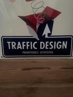 Emaille bord - Traffic design “altijd passend bij uw, Antiek en Kunst
