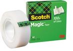 Scotch Scotch plakband Magic Tape 19 mm x 33 m, Ophalen of Verzenden