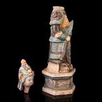 Oud-Chinees, Ming-dynastie Pottenbakker Strijder Figur, Antiek en Kunst