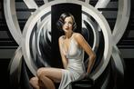 I_KONIQ - White and Black De Lempicka fashion style woman, Nieuw