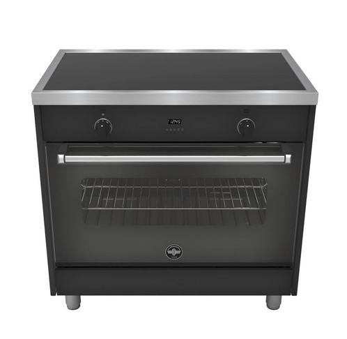 Inductie fornuis 90 cm La Germania, Witgoed en Apparatuur, Fornuizen, Vrijstaand, 4 kookzones, Energieklasse A of zuiniger, Grill