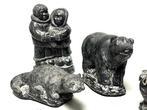 Set sculpturen door Edmund Wolf Jr. stenen impressies -, Antiek en Kunst