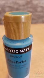 Allesverf Acryl 59 ml Turquoise Acrylverf, Ophalen of Verzenden, Nieuw