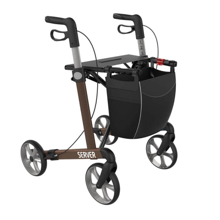Rehasense Server Rollator – Inclusief Zachte Banden & Rugban, Diversen, Rollators, Nieuw, Ophalen of Verzenden