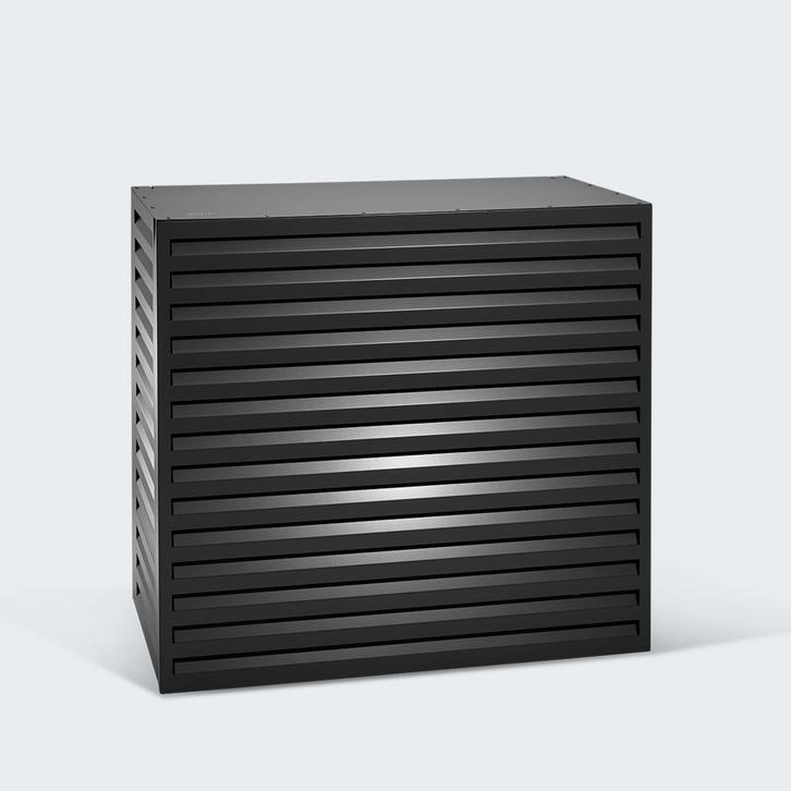 Evolar Evo-cover omkasting Large zwart aluminium gepoede..., Witgoed en Apparatuur, Airco's
