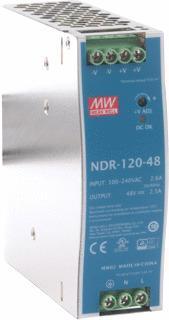 Mean Well NDR Universele Voedingseenheid 48V 2.5A |, Doe-het-zelf en Verbouw, Elektra en Kabels, Overige typen, Nieuw, Verzenden