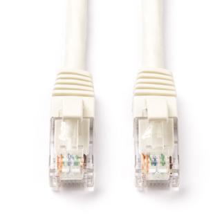 Internetkabel | Cat6a U/UTP | 5 meter (Wit), Computers en Software, Pc- en Netwerkkabels, Nieuw, Verzenden