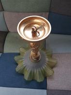 Plafondlamp met lampenkap - Messing, Antiek en Kunst