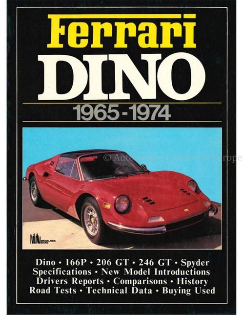FERRARI DINO 1965-1974 ( BROOKLANDS), Boeken, Auto's | Boeken, Ferrari