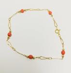 Armband - 18 karaat Geel goud - Coral natuurlijk, Nieuw