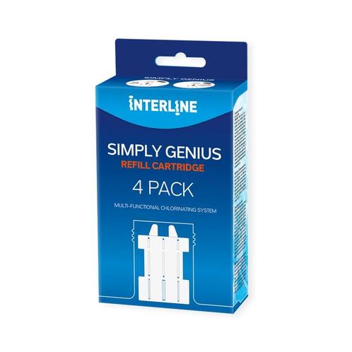 Interline Simply Genius navulset 4 stuks, Telecommunicatie, Carkits, Verzenden