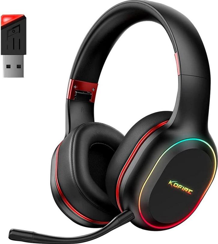 2dekans | Kofire UG-05 2.4GHz Draadloze Gaming Headset -, Audio, Tv en Foto, Luidsprekers, Zo goed als nieuw, Ophalen of Verzenden