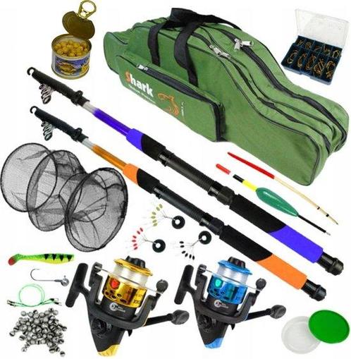 FL Hengelset - Vishengel set compleet - Visvoer - Werphengel, Kinderen en Baby's, Speelgoed | Overig, Verzenden