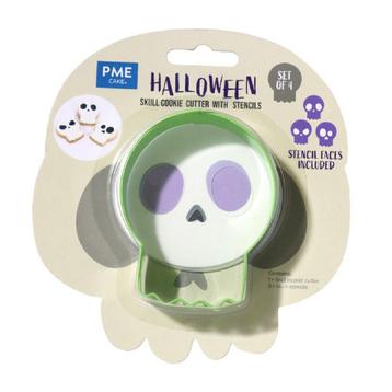 PME Uitsteker & Sjablonen Halloween Schedel 6,7x8cm beschikbaar voor biedingen
