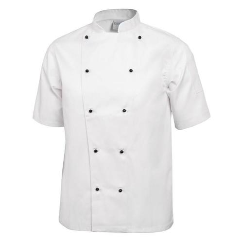 Koksbuis korte mouw wit | Unisex | Maat XS-XXL, Zakelijke goederen, Horeca | Keukenapparatuur, Nieuw in verpakking, Verzenden