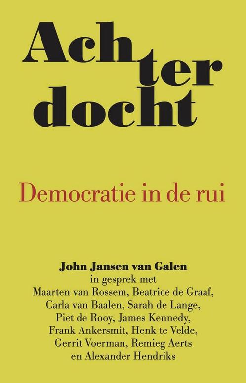 9789462972865 Achterdocht John Jansen van Galen, Boeken, Studieboeken en Cursussen, Nieuw, Verzenden