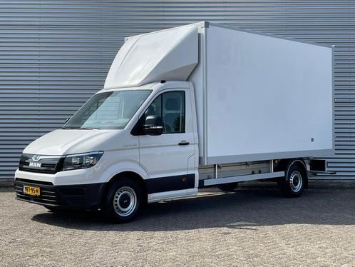 MAN TGE 3.140 2.0 140PK Bakwagen Airco Cruise control Opstap, Auto's, Bestelauto's, Lease, Automaat, Wit, MAN, Financial lease